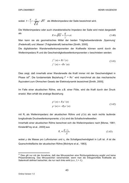 Klangsynthese und Physical Modeling - Brothers in Music