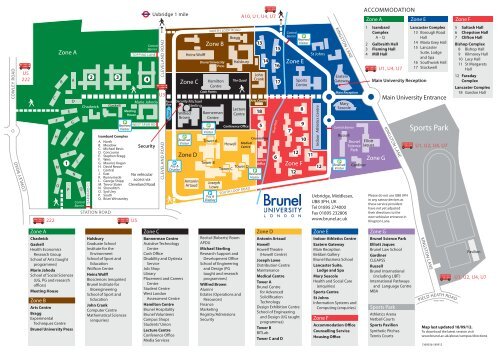 Campus Map - Brunel University