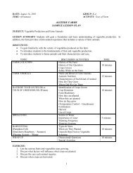 1 ALSTEDE FARMS SAMPLE LESSON PLAN