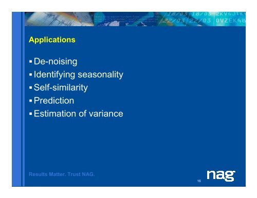 Software issues in wavelet analysis of financial data - Numerical ...