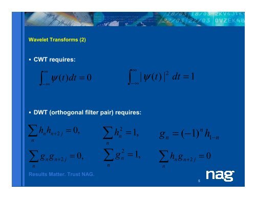 Software issues in wavelet analysis of financial data - Numerical ...