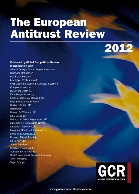 The European Antitrust Review 2012 - Herbert Smith Freehills