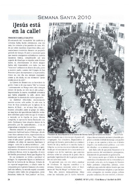 SEMANA SANTA 2010 - PeriÃ³dico Adarve