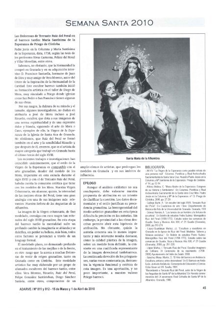 SEMANA SANTA 2010 - PeriÃ³dico Adarve