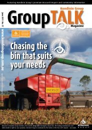 Chasing the bin that suits your needs - Kondinin Group