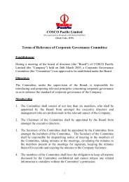 Terms of Reference of Corporate Governance Committee