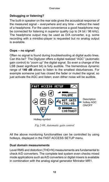 Digilyzer DL1 User Manual