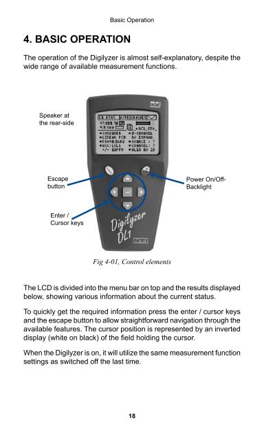 Digilyzer DL1 User Manual