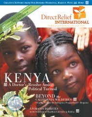 2008 Spring Newsletter - Direct Relief