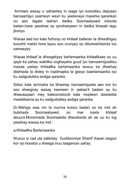 Waddaddii Ma Haynaa Mise Waa Ka Habownay ... - SomaliTalk.com