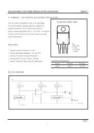 ADJUSTABLE VOLTAGE REGULATOR (POSITIVE) LM317 HTC