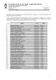 Ver o escrito - Concello de Arteixo