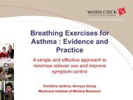 Breathing Exercises for Asthma : Evidence and Practice