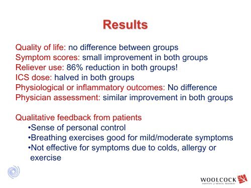 Breathing Exercises for Asthma : Evidence and Practice