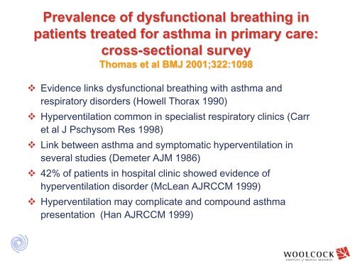 Breathing Exercises for Asthma : Evidence and Practice