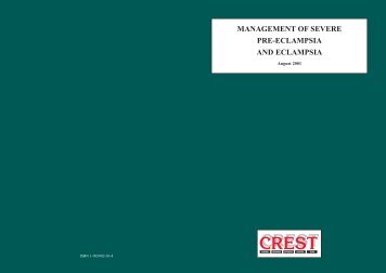 Management of Severe Pre-Eclampsia and Eclampsia