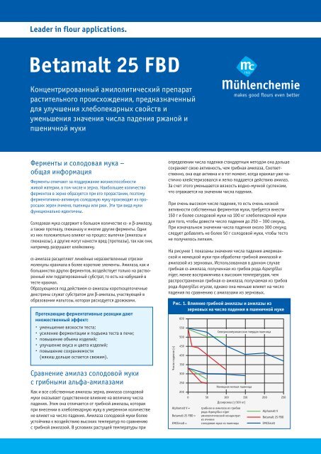 Betamalt 25 FBD - MÃ¼hlenchemie GmbH & Co. KG