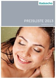 Baduscho Preisliste 2013