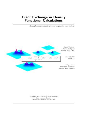 Exact Exchange in Density Functional Calculations