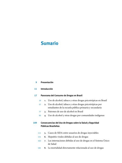 Informe BrasileÃ±o sobre Drogas - ObservatÃ³rio Brasileiro de ...