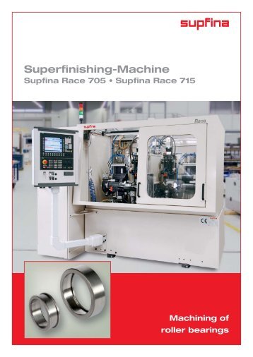 Superfinish Machining of roller bearings inner and outer rings