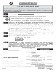 form MV-15 - DMV - New York State