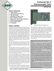 8-Channel SIL-2 Thermocouple Card - RTP