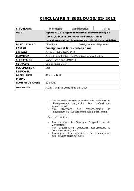 Document PDF - Gallilex - FÃ©dÃ©ration Wallonie-Bruxelles