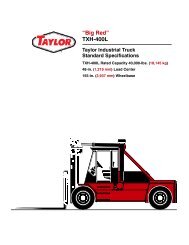 “Big Red” TXH-400L - Taylor Machine Works