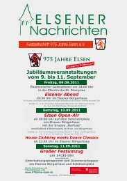 975 Jahre Elsen! - Heimat- und Verkehrsverein Elsen eV