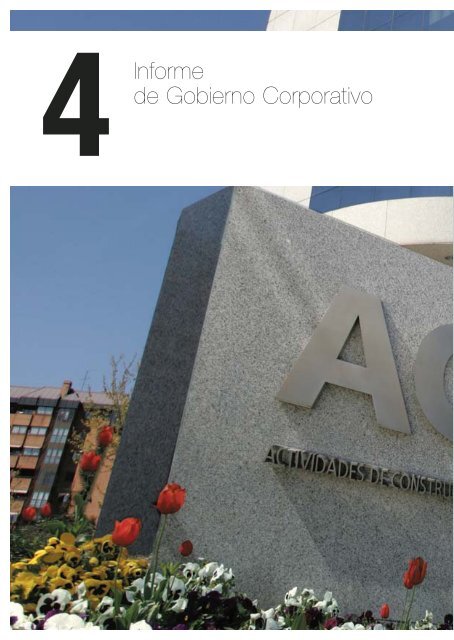 Informe de Gobierno Corporativo - Grupo ACS