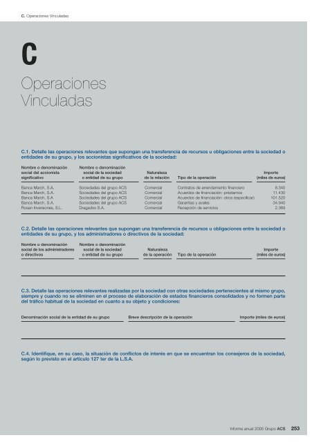 Informe de Gobierno Corporativo - Grupo ACS