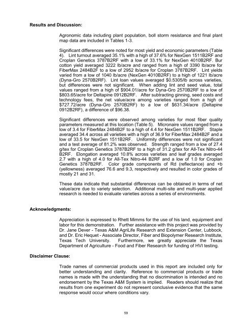 Systems Agronomic and Economic Evaluation of Cotton Varieties in ...