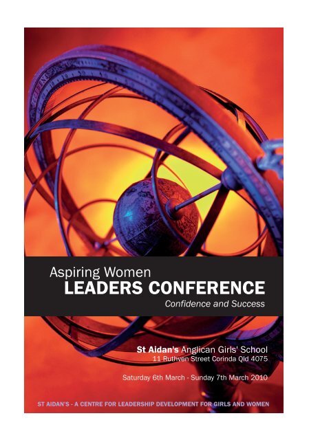 Aspiring Women Leaders Conference 2010 Programme - St Aidan's ...