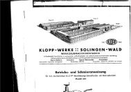 KLOPP-WERKE gi' SOLlNGEN-WALD - Surplex