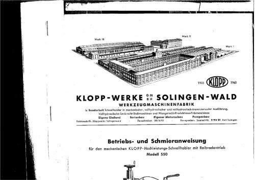 KLOPP-WERKE gi' SOLlNGEN-WALD - Surplex