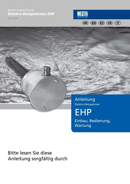 Elektro-Heizpatrone EHP - Heizerschwaben