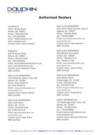 list of distributors - Dauphin