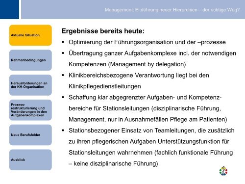 Maier, Irene: Einfuehrung neuer Hierarchien - Heilberufe