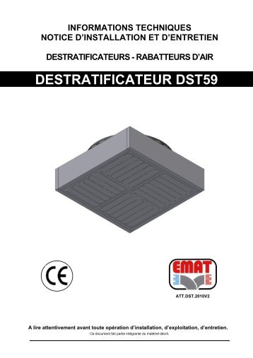 DESTRATIFICATEUR DST59 - EMAT