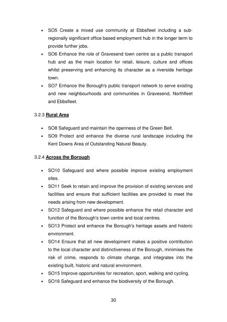 Proposed Submission: Gravesham Local Plan Core Strategy