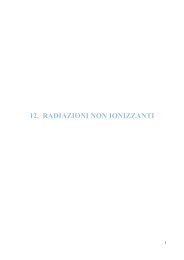 12 RADIAZIONI NON IONIZZANTI - Ispra