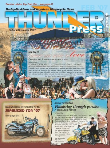 Thunder Press Article, April - High Seas Rally