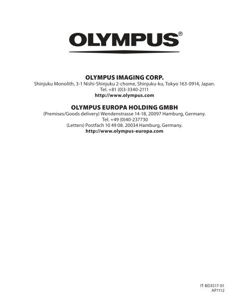 istruzioni dettagliate registratore vocale digitale - Olympus