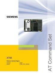 XT55 AT Command Set - Wireless Data Modules