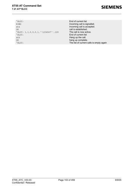 XT55 AT Command Set - Wireless Data Modules