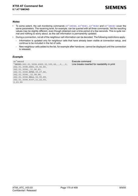 XT55 AT Command Set - Wireless Data Modules