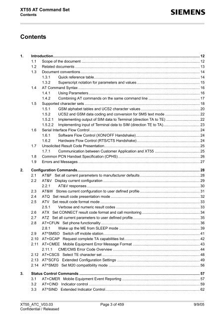 XT55 AT Command Set - Wireless Data Modules