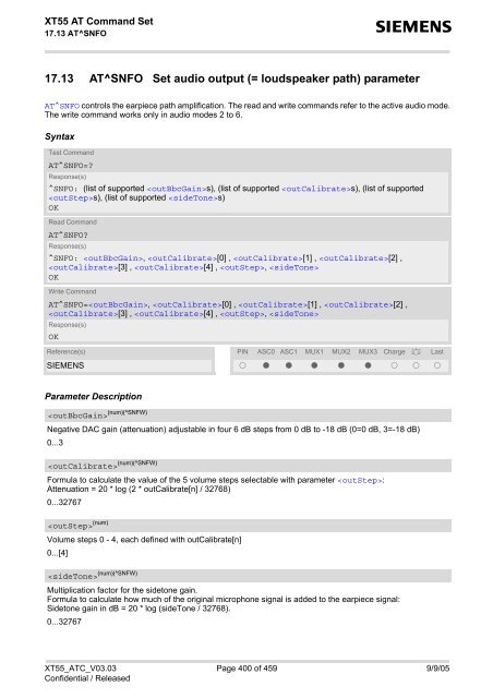 XT55 AT Command Set - Wireless Data Modules