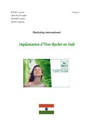 Implantation d'Yves Rocher en Inde - stroBlog